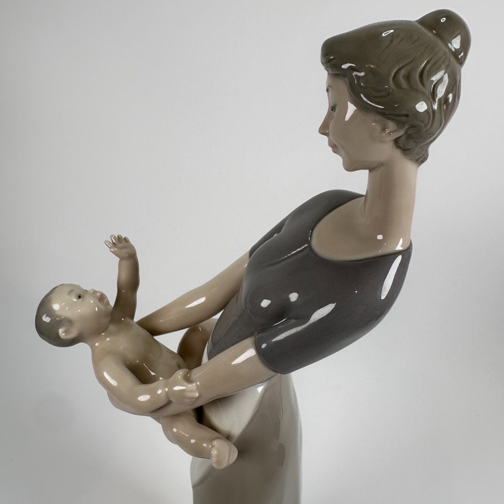 Lladro Maternidad 4575 Maternity Motherhood & Child Baby 13" Brille VTG 1969 Box - Picture 9 of 16